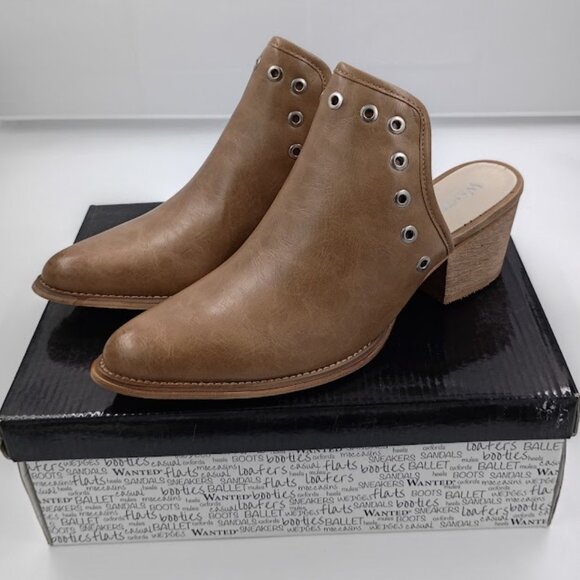 Wanted Lucca Western Inspired Mule Shoes, Women's Size 9 - Picture 1 of 7